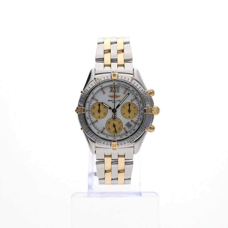 Image 1 of Breitling Windrider Chrono Jetstream B55048; Yellow Gold/Stainless Steel Men’s Watch