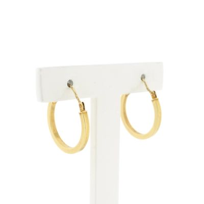 Image 1 of Gold earrings | Ø 19.4 mm