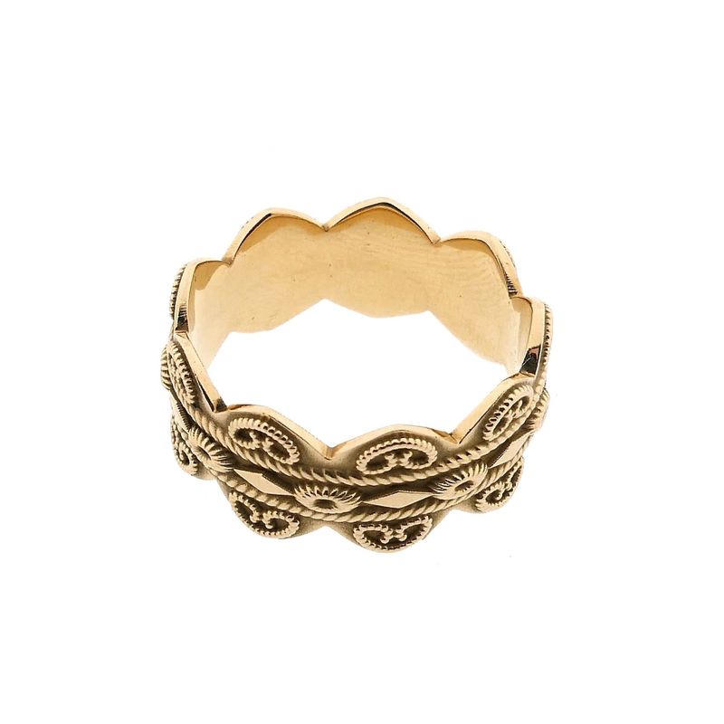 Image 7 of Vintage Gold Filigree Ring