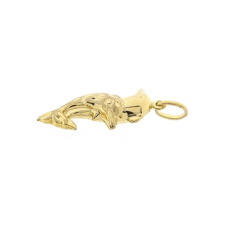 Image 7 of Double Dolphin Pendant; 9 Carat