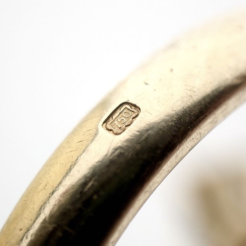 Image 8 of 18-karat vintage cocktail ring with diamonds | approx. 1.00 ct.