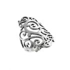Image 1 of Silver ring with fantasy design
