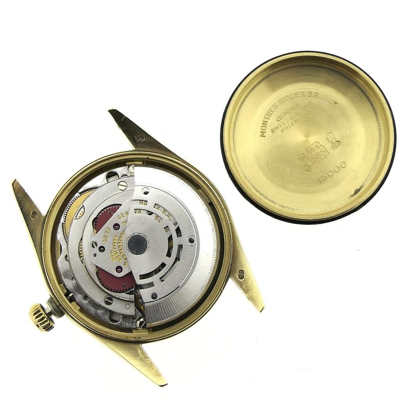 Image 15 of Rolex Oyster Perpetual Date 15037; 14k gold watch