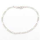 Image 1 of Silver bracelet; Figaro link | 19 cm
