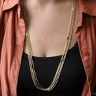 Image 14 of Two-tone gold fantasy link chain