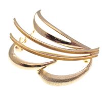 Golden fantasy brooch