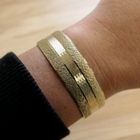 Image 7 of Exclusive vintage wide gold bracelet