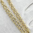 Image 8 of Two-tone gold fantasy link necklace; Midas
