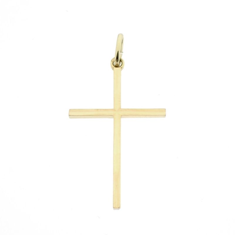 Image 1 of Gold pendant of a cross