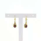 Image 1 of Gold earrings with garnet