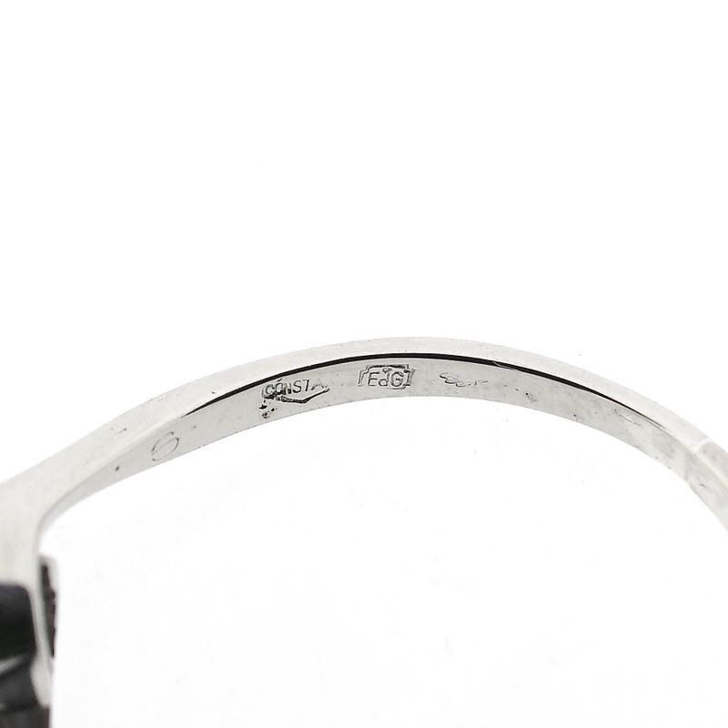 Image 6 of White Gold Solitaire Ring with Diamond | 0.10 ct.