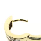 Image 9 of Gold hoop earrings with diamonds; Ø 13.1 mm