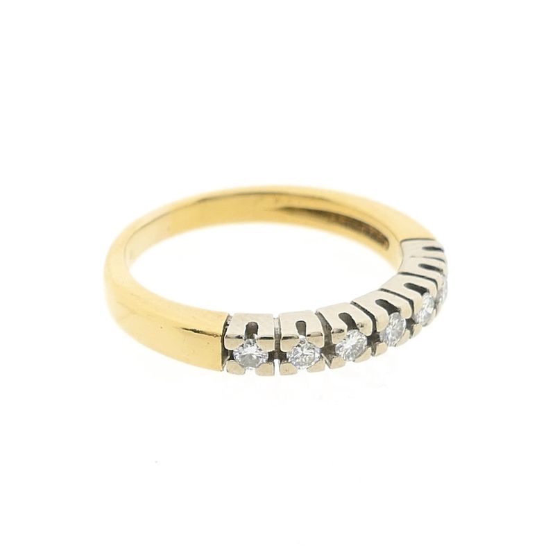 Image 5 of 18-karat gold ring with diamond | 0.21 ct.