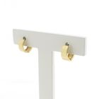 Image 4 of Gold subtle earrings | Ø 10.0 mm