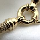 Image 6 of Gold mesh link necklace with pearl pendant