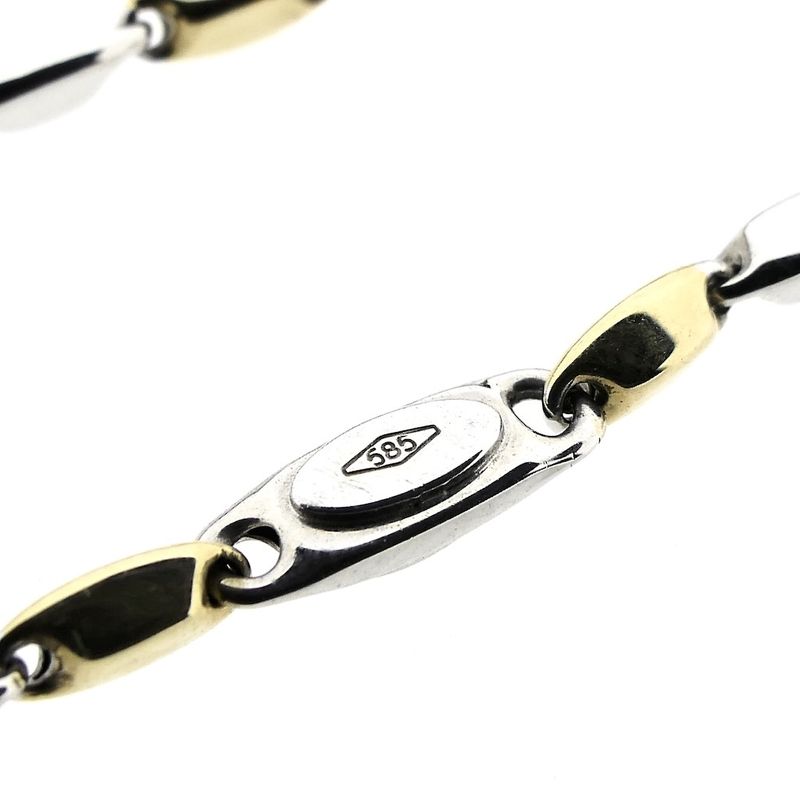 Image 4 of Monzario bicolor gold link chain