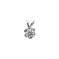 White gold pendant with diamond | 0.22 ct.