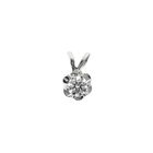 Image 1 of White gold pendant with diamond | 0.22 ct.