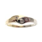 Image 2 of Two-tone gold fantasy ring with diamonds