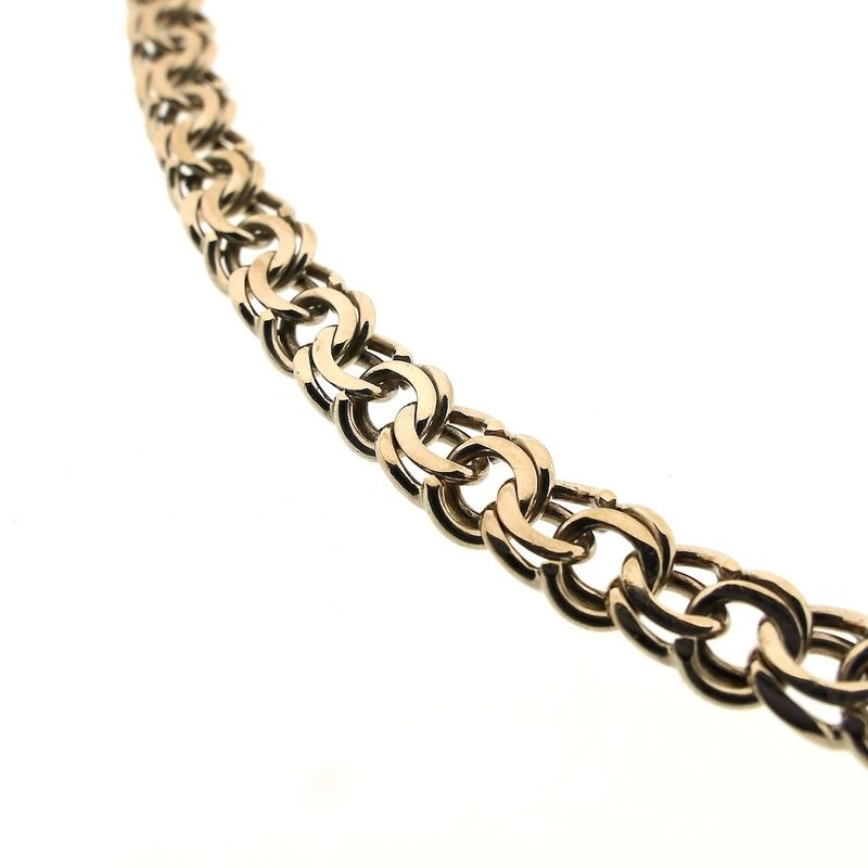 Image 3 of 8 carat rose-colored Prince of Wales link necklace