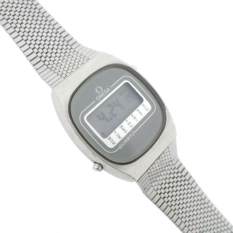 Image 14 of Omega Quartz Digital; Vintage LCD watch