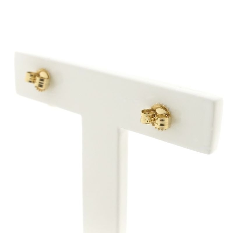 Image 5 of Gold stud earrings with diamond | 0.02 ct.
