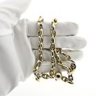 Image 6 of Two-tone gold fantasy link necklace