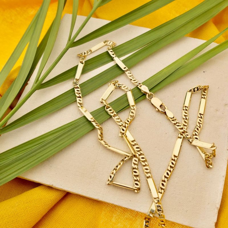 Image 2 of Golden Hawk Eye Link Chain