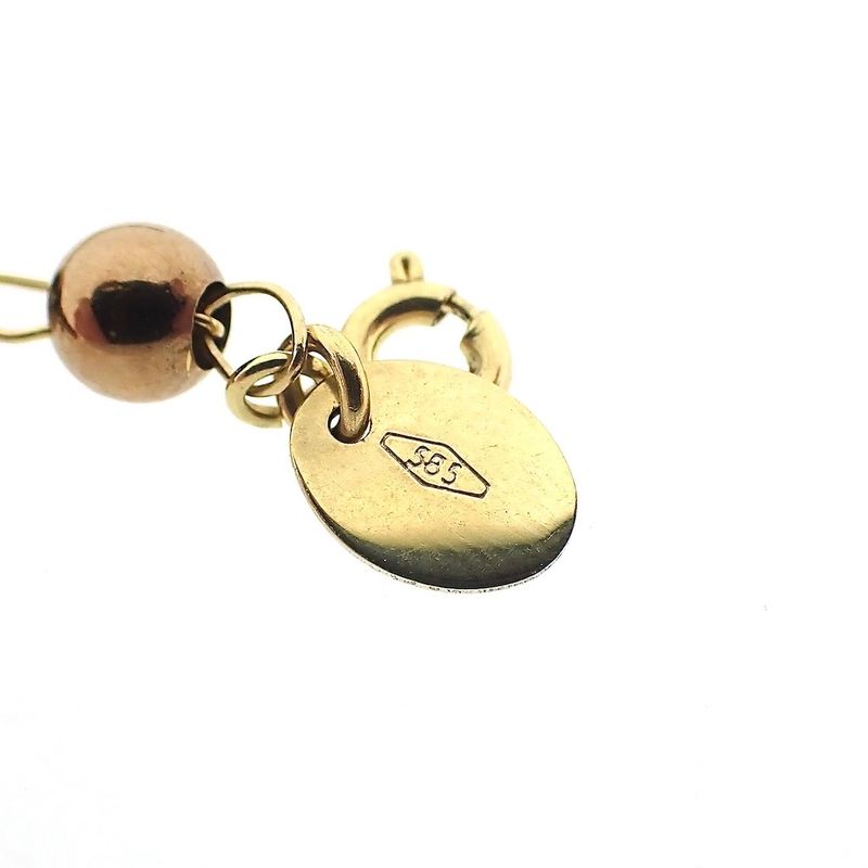 Image 8 of Two-tone gold rosary | 50 cm