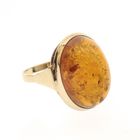Image 3 of Gold ring with amber | Vintage