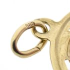 Image 5 of Gold zodiac sign pendant; Cancer