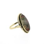 Image 5 of Gold ring with moss agate | Vintage