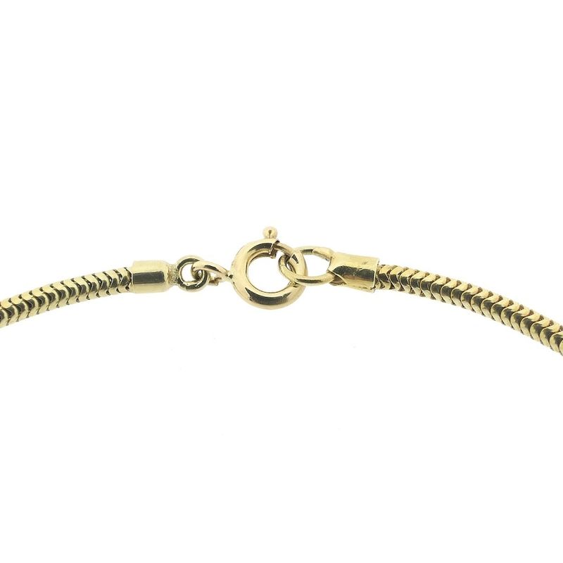Image 4 of Gold snake link bracelet | 19.5 cm