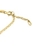 Afbeelding 9 van Gouden marineschakel kinderarmband met graveerplaatje | 12,5 cm - 15 cm