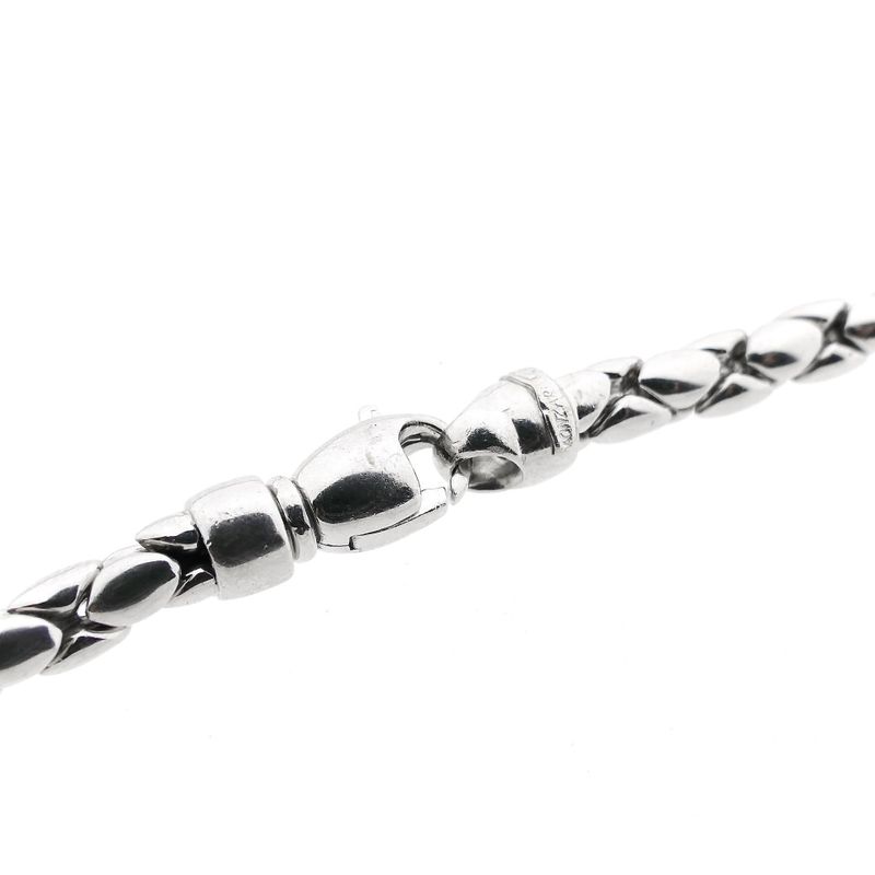 Afbeelding 4 van Witgouden cardano schakelketting