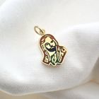 Image 5 of Gold pendant with enamel | Christ