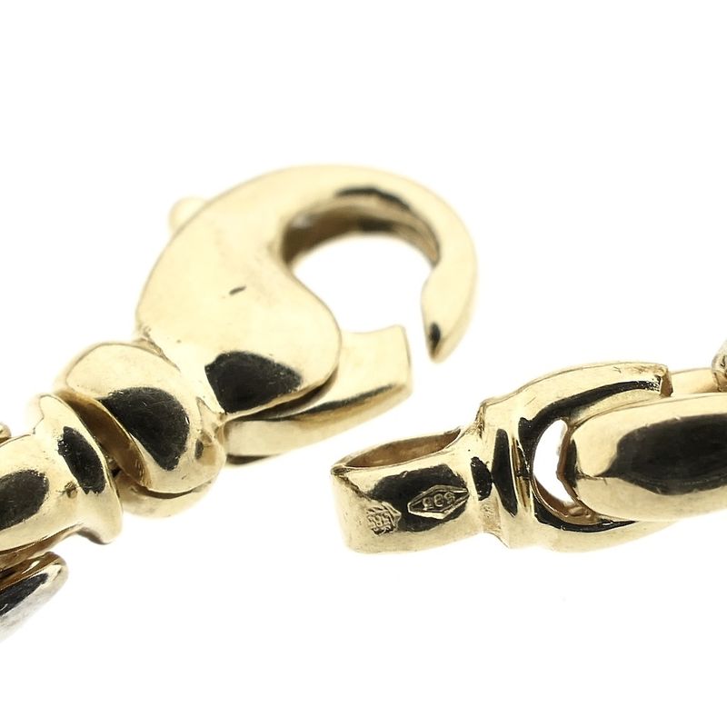 Image 8 of Two-tone gold fantasy link necklace