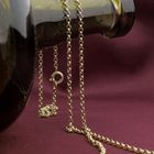 Image 2 of Gold jasseron link necklace | 59 cm