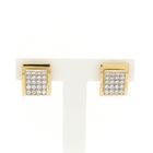 Afbeelding 1 van Gouden oorstekers met zirconia