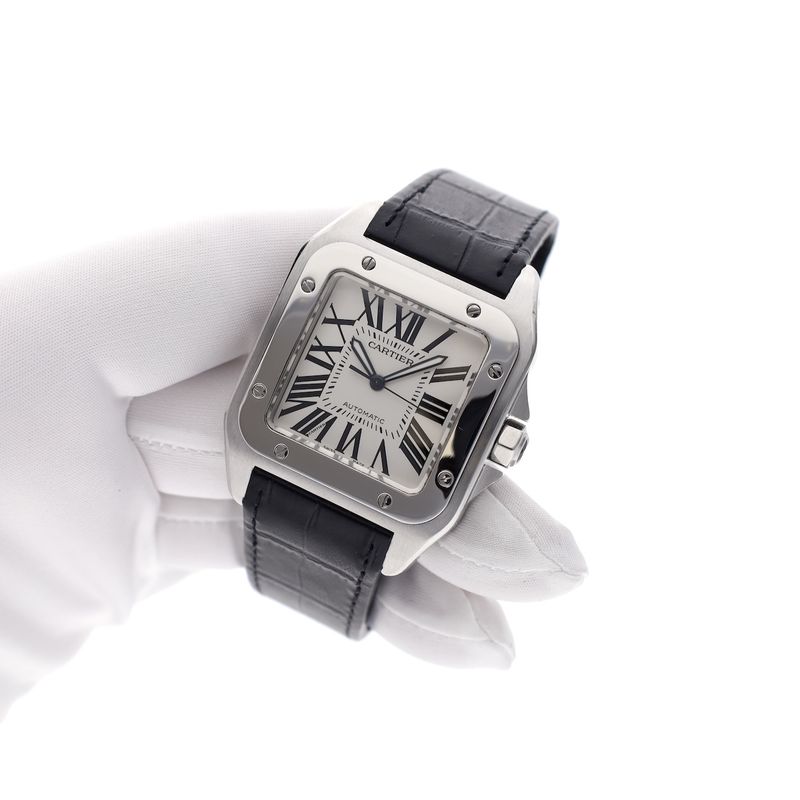 Image 7 of Cartier Santos 100 XL Automatic W20076X8/2656; Automatic men's watch