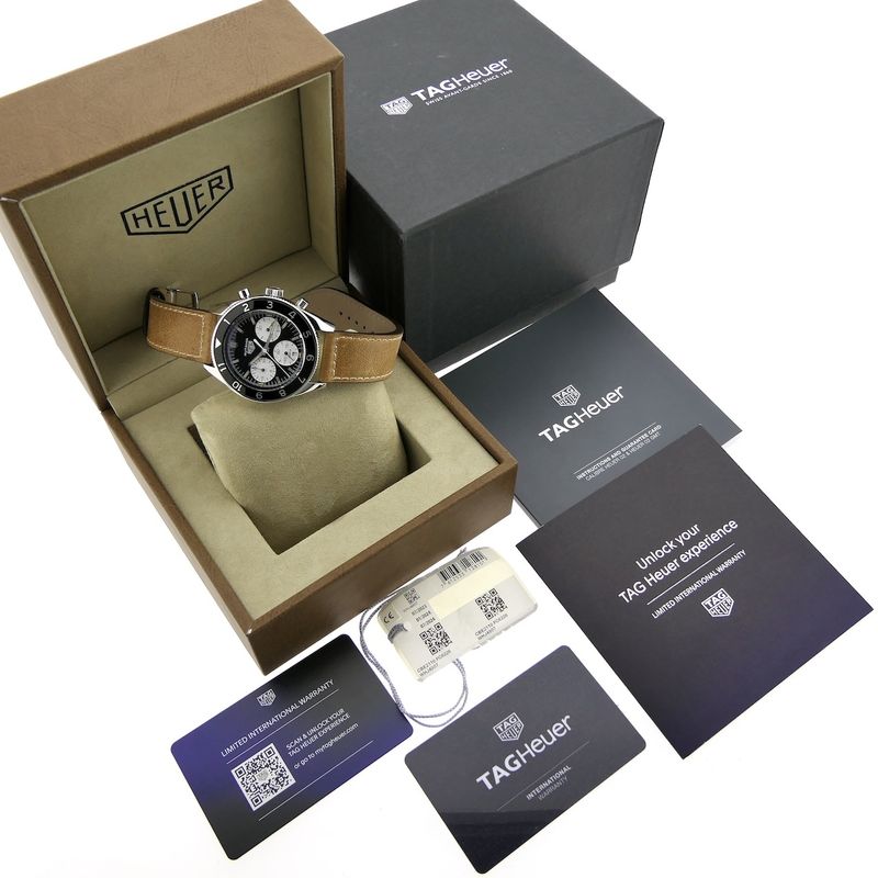 Image 13 of Heuer Autavia CBE2110; Chronograph men's watch