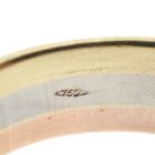 Image 8 of 18 carat tricolor gold ring