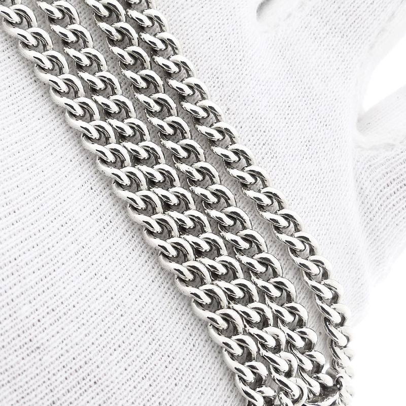 Afbeelding 7 van Zilveren gourmetschakel ketting | 50 cm