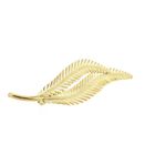 Image 3 of Vintage gold feather brooch