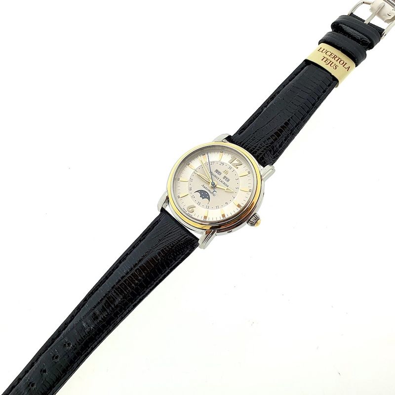 Image 3 of Maurice Lacroix Masterpiece; Automatic watch with moonphase and triple calendar