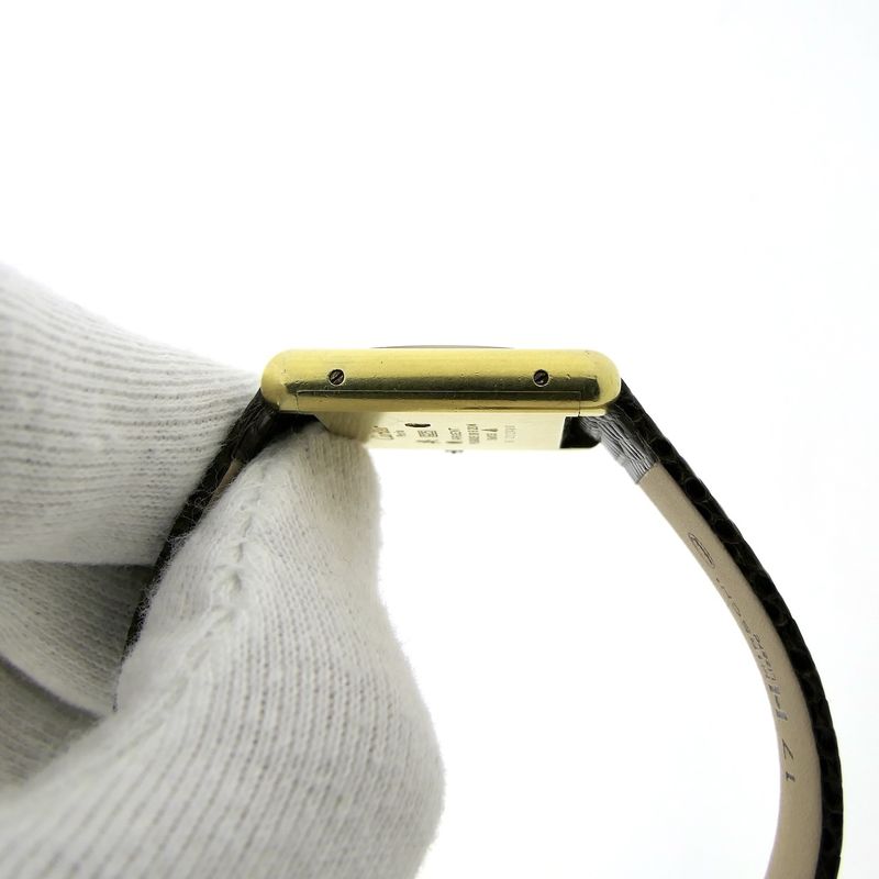 Image 13 of Cartier Tank Vermeil; Vintage mechanical women's watch