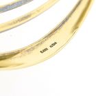 Image 5 of Vintage gold abstract brooch