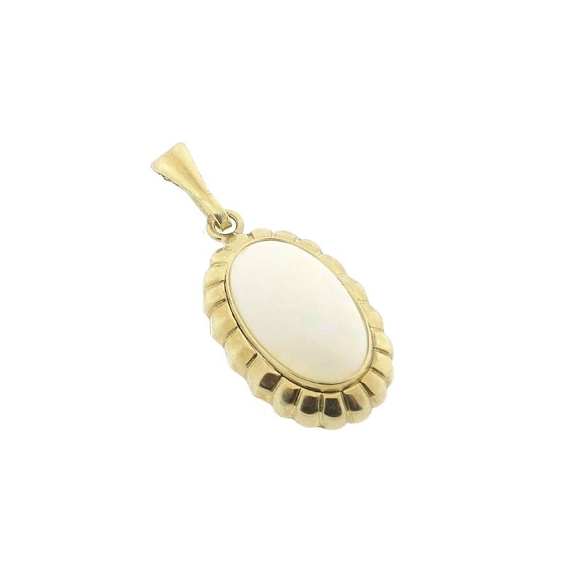 Image 9 of Gold pendant with precious opal | Vintage