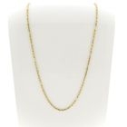 Image 1 of Two-tone gold Figarope necklace; Cento group | 60 cm