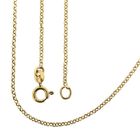 Image 1 of Gold jasseron link chain | 39.5 cm